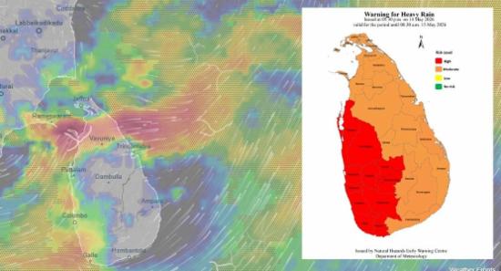 Red Alert Warning Issued for Heavy Rain